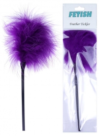 Фиолетовая пуховка для любовных игр - 28 см. - Boys of Toys - купить с доставкой в Подольске