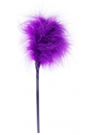 Фиолетовая пуховка для любовных игр - 28 см. - Boys of Toys - купить с доставкой в Подольске