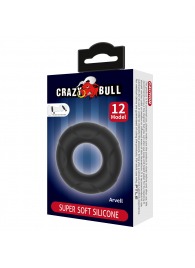 Черное эрекционное кольцо Arvell - Baile - в Подольске купить с доставкой