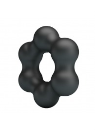 Черное эрекционное кольцо Clauzell - Baile - в Подольске купить с доставкой