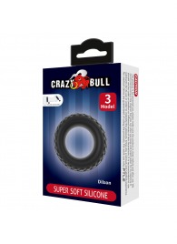 Черное эрекционное кольцо Dilson - Baile - в Подольске купить с доставкой