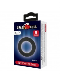 Черное эрекционное кольцо Brodan - Baile - в Подольске купить с доставкой