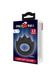 Черное эрекционное кольцо Habert - Baile - в Подольске купить с доставкой