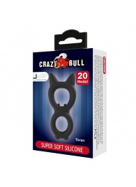 Черное двойное эрекционное кольцо Toran - Baile - в Подольске купить с доставкой