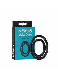 Черное двойное эрекционное кольцо Nexus Enduro Double - Nexus Range - в Подольске купить с доставкой