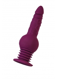 Фиолетовая мини-машина для секса Striker с пультом ДУ - 23,5 см. - ToyFa - купить с доставкой в Подольске