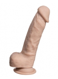 Телесный фаллоимитатор на присоске Real Skin Model 1 - 17,8 см. - Adrien Lastic