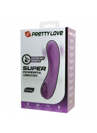 Фиолетовый мини-вибратор DJ Dick - 12,7 см. - Baile