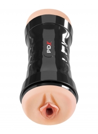 Двусторонний мастурбатор в колбе Super Flip-A-Pussy Over - Pipedream - в Подольске купить с доставкой