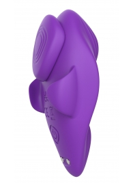 Фиолетовый вибратор в трусики с магнитной фиксацией - Secwell