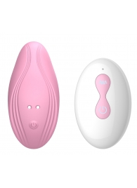 Розовый вибратор в трусики с пультом ДУ - Secwell