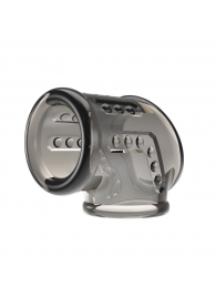 Дымчатая насадка на пенис и мошонку - Baile - в Подольске купить с доставкой