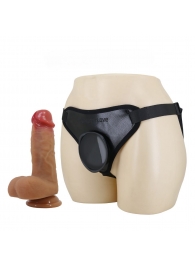 Страпон с универсальным поясом Fogg - 17,5 см. - Baile - купить с доставкой в Подольске