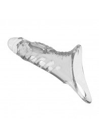 Прозрачная насадка на пенис - 22 см. - Baile - в Подольске купить с доставкой