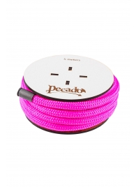 Розовая веревка для шибари на катушке - 5 м. - Pecado - купить с доставкой в Подольске