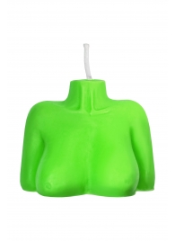 Зеленая сувенирная свеча «Женский силуэт» - Pecado - купить с доставкой в Подольске