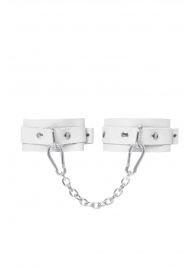 Белые мини-оковы со скруглёнными углами - Pecado - купить с доставкой в Подольске