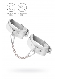 Белые мини-оковы со скруглёнными углами - Pecado - купить с доставкой в Подольске