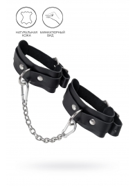 Черные мини-оковы со скруглёнными углами - Pecado - купить с доставкой в Подольске