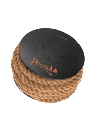 Джутовая веревка для шибари на катушке - 5 м. - Pecado - купить с доставкой в Подольске