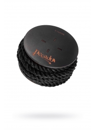 Черная веревка для шибари на катушке - 5 м. - Pecado - купить с доставкой в Подольске