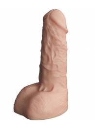 Телесный фаллоудлинитель с мошонкой Cock Next - 17 см. - LOVETOY (А-Полимер) - в Подольске купить с доставкой