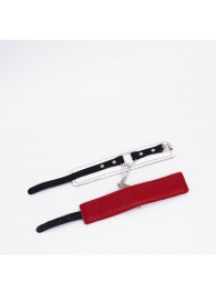 Бело-красные кожаные оковы - Crazy Handmade - купить с доставкой в Подольске