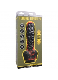 Черно-красная мини-машина на присоске Tendril Thruster - 21,6 см. - Doc Johnson - купить с доставкой в Подольске