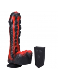 Черно-красная мини-машина на присоске Tendril Thruster - 21,6 см. - Doc Johnson - купить с доставкой в Подольске