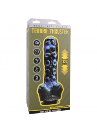 Черно-синяя мини-машина на присоске Tendril Thruster - 21,6 см. - Doc Johnson - купить с доставкой в Подольске