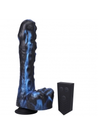 Черно-синяя мини-машина на присоске Tendril Thruster - 21,6 см. - Doc Johnson - купить с доставкой в Подольске