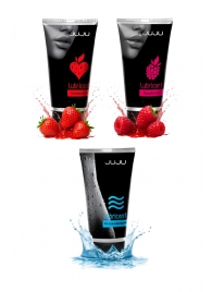 Набор из 3 лубрикантов JUJU (увлажняющий, клубника, малина) - JuJu - купить с доставкой в Подольске