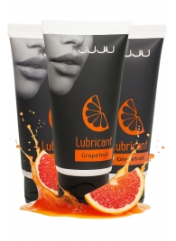 Набор из 3 съедобных лубрикантов JUJU со вкусом грейпфрута - JuJu - купить с доставкой в Подольске