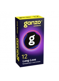 Презервативы с анестетиком для продления удовольствия Ganzo Long Love - 12 шт. - Ganzo - купить с доставкой в Подольске
