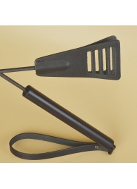 Черный кожаный стек «Сириус» - 60 см. - Sitabella - купить с доставкой в Подольске