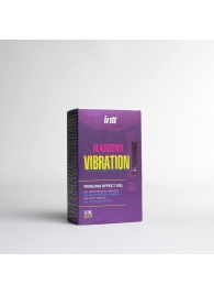 Стимулирующий гель с эффектом вибрации Blackberry Vibration - 15 мл. - INTT - купить с доставкой в Подольске