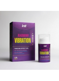 Стимулирующий гель с эффектом вибрации Blackberry Vibration - 15 мл. - INTT - купить с доставкой в Подольске