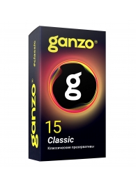 Классические презервативы с обильной смазкой Ganzo Classic - 15 шт. - Ganzo - купить с доставкой в Подольске