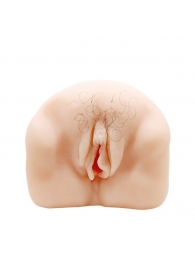 Телесный мастурбатор-вагина с оволосением и вибрацией - Baile - в Подольске купить с доставкой