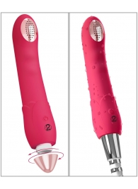 Малиновая насадка на душ с вибрацией Showers to orgasm - 20,1 см. - Orion - купить с доставкой в Подольске