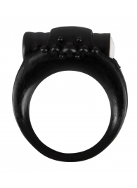 Чёрное виброкольцо для пениса Stayer - Orion - в Подольске купить с доставкой