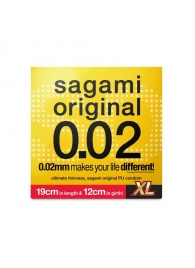 Презерватив увеличенного размера Sagami Original 0.02 XL-size - 1 шт. - Sagami - купить с доставкой в Подольске