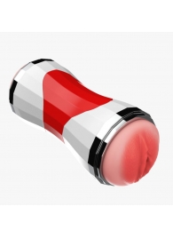 Двусторонний мастурбатор в колбе Power Grip Cup - вагина и ротик - Boys of Toys - в Подольске купить с доставкой