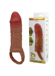 Реалистичная насадка на член Peirre - 15,5 см. - Baile - в Подольске купить с доставкой