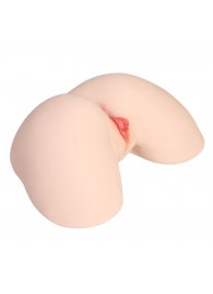 Мастурбатор-полуторс с двойным слоем материала и вибрацией Jenny Onahole Real Hips - KOKOS - в Подольске купить с доставкой