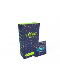 Светящиеся в темноте презервативы Expert Neon - 15 шт. - Expert - купить с доставкой в Подольске