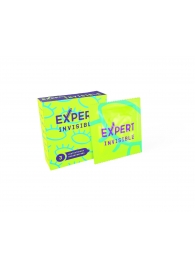 Ультратонкие презервативы Expert Invisible - 3 шт. - Expert - купить с доставкой в Подольске