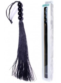 Черная силиконовая плеть - 37 см. - Boys of Toys - купить с доставкой в Подольске