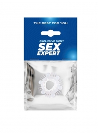 Стимулирующая насадка на пенис с несколькими видами рельефа - Sex Expert - в Подольске купить с доставкой