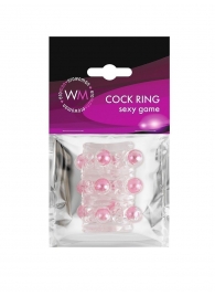 Прозрачная сквозная насадка на пенис с цветными шариками - Erowoman-Eroman - в Подольске купить с доставкой